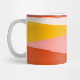 Boho Mountains Landscape Warm Color Sunset Mug